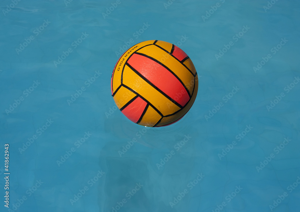 floated water polo ball