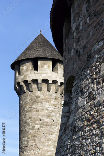 medieval bastion in Royal Palace of Buda, Budapest, photo