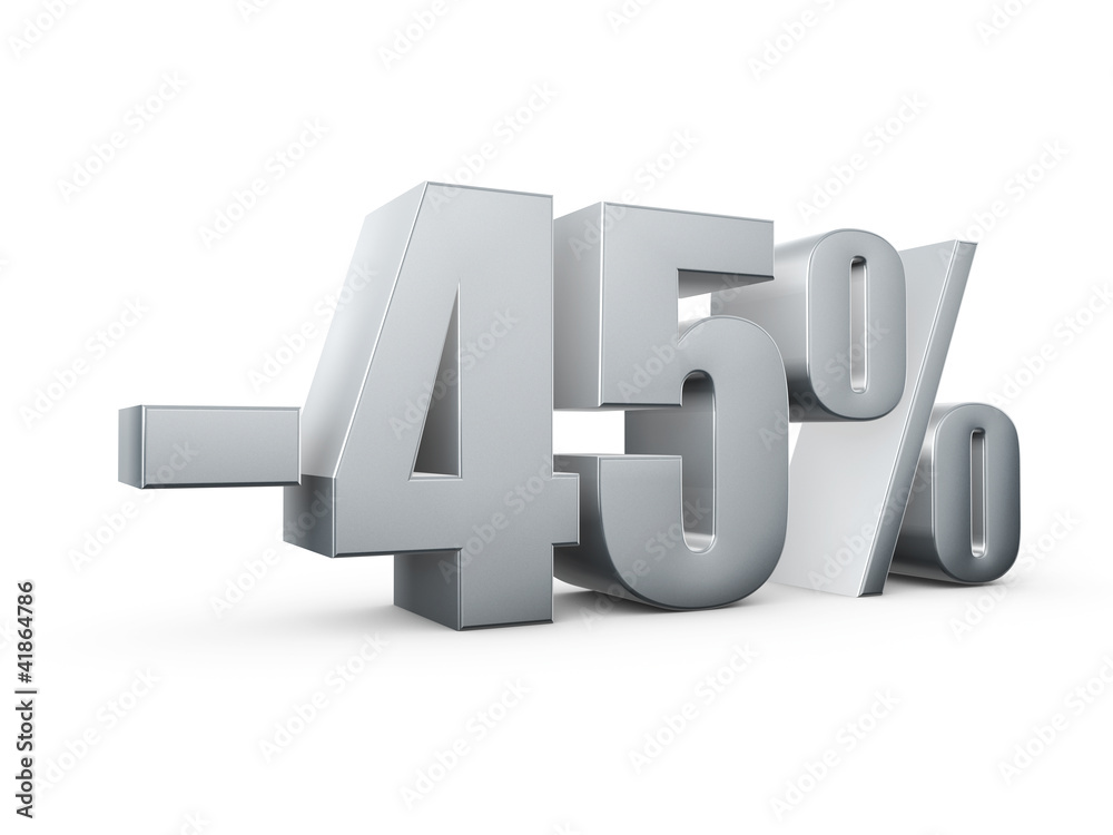 metal percent 3d render illustration metal percent 3d render illustration