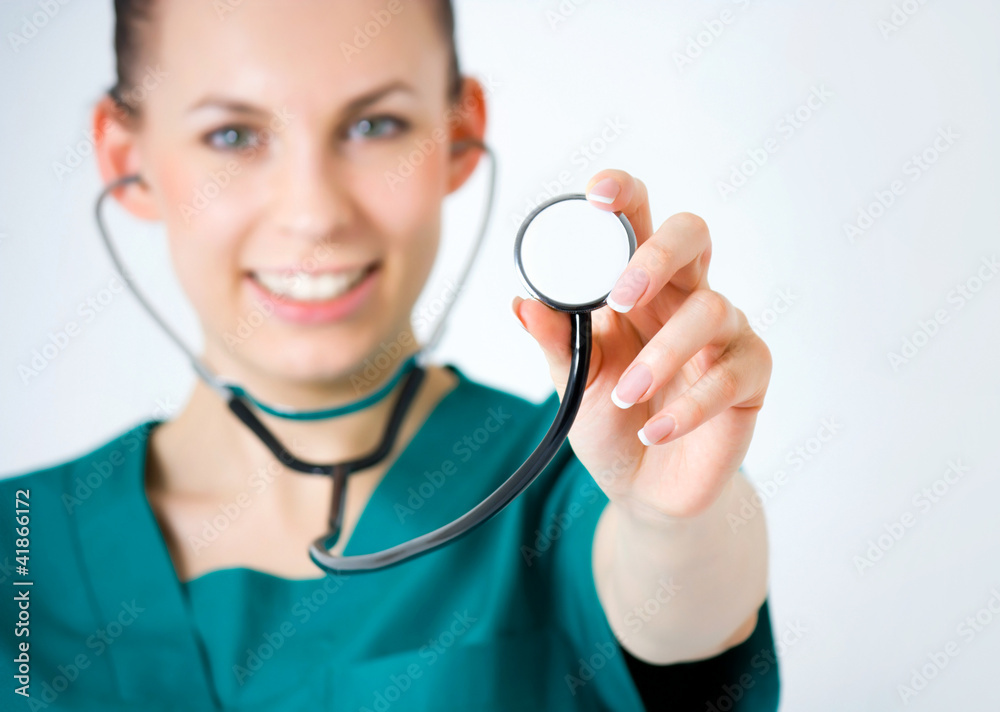 Macro shoot of medical person for health insurance Macro shoot of medical person for health insurance