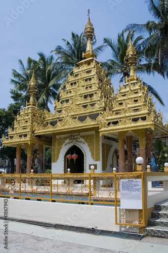 Dharmikarama burmese temple, Malaysia photo