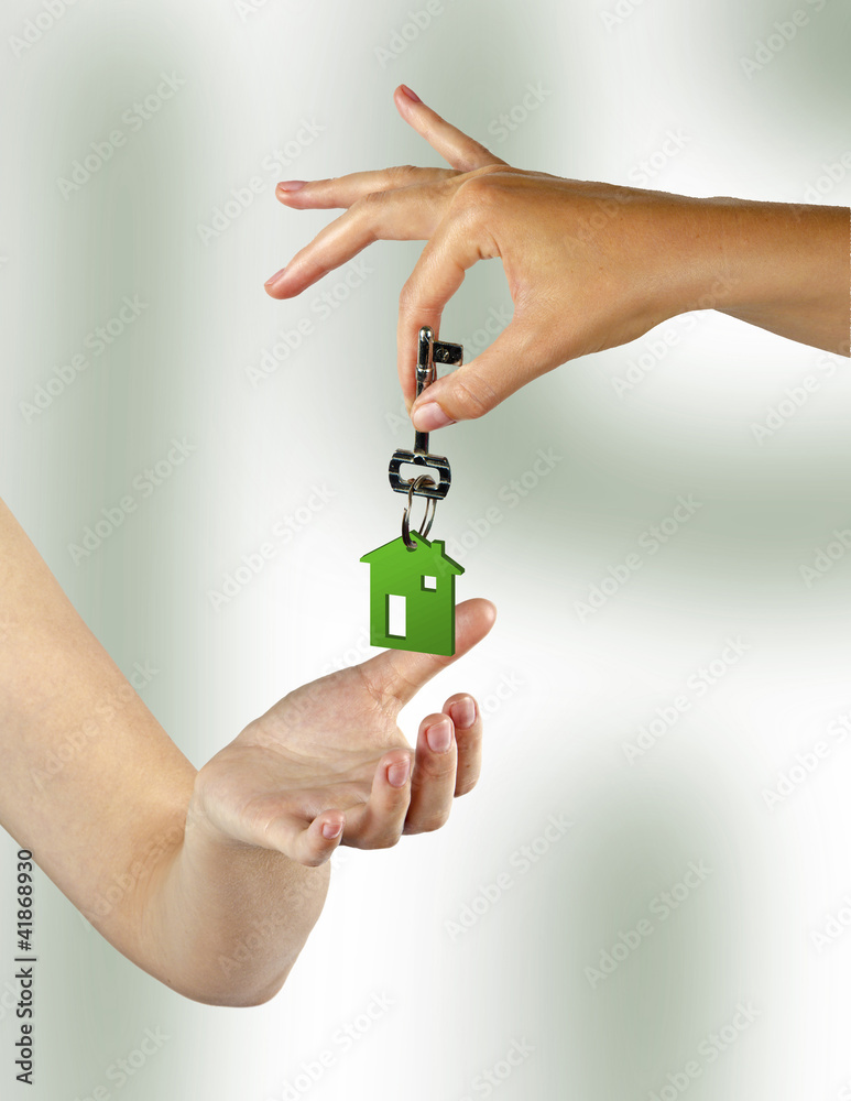 Hand with key Hand with key