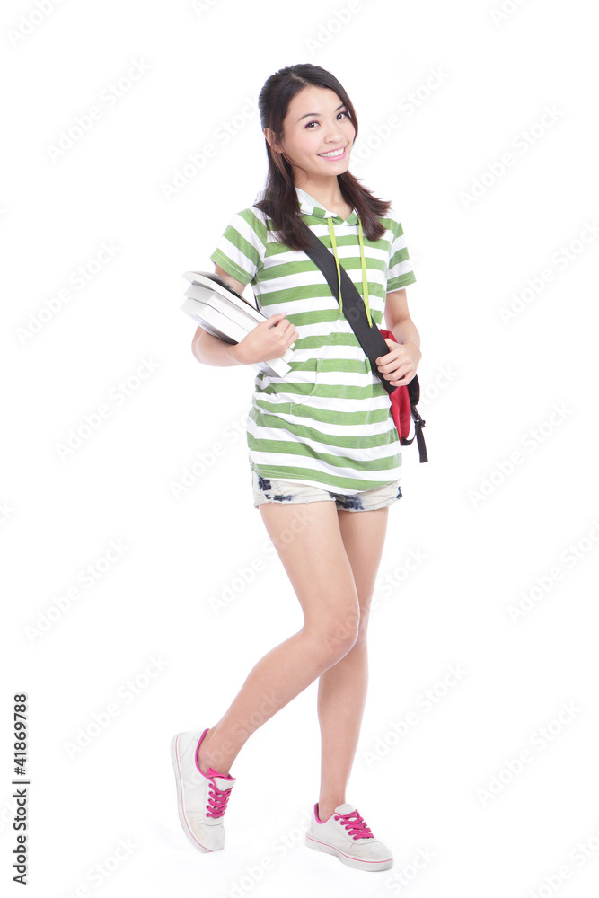 College Student girl in full length College Student girl in full length