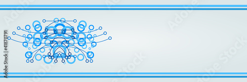 Elegant figure banner