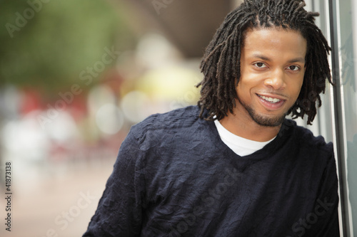 Jamaican man smiling