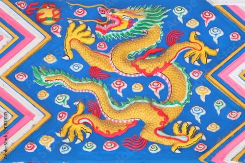 chinese dragon painting © wiangya