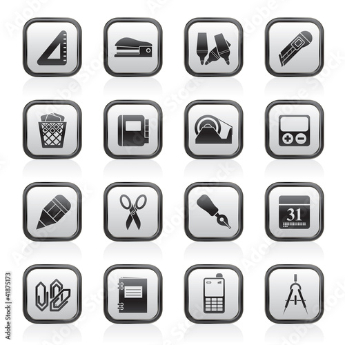 Business and office objects icons - vector icon set © Stoyan Haytov