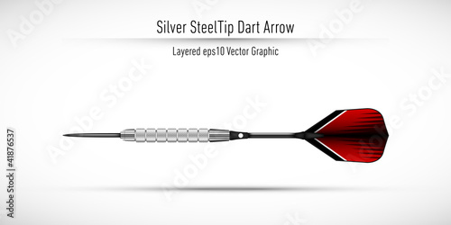 Realistic Steel Tip Dart Arrow photo