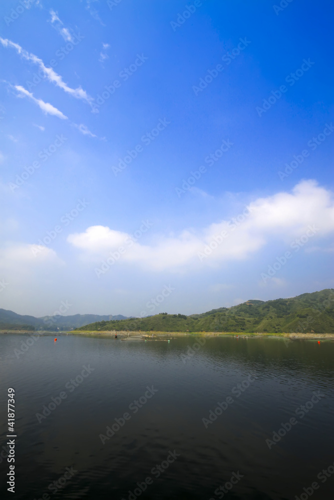 Fototapeta premium reservoir scenery