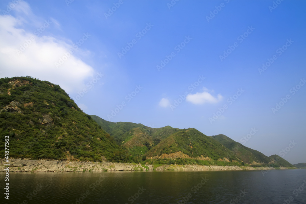 Fototapeta premium reservoir scenery