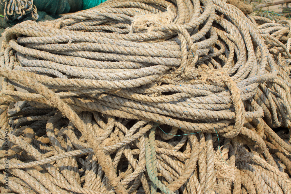 closeup of rope