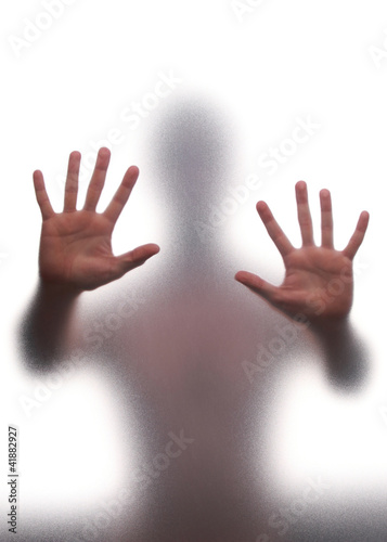 Man against the wall