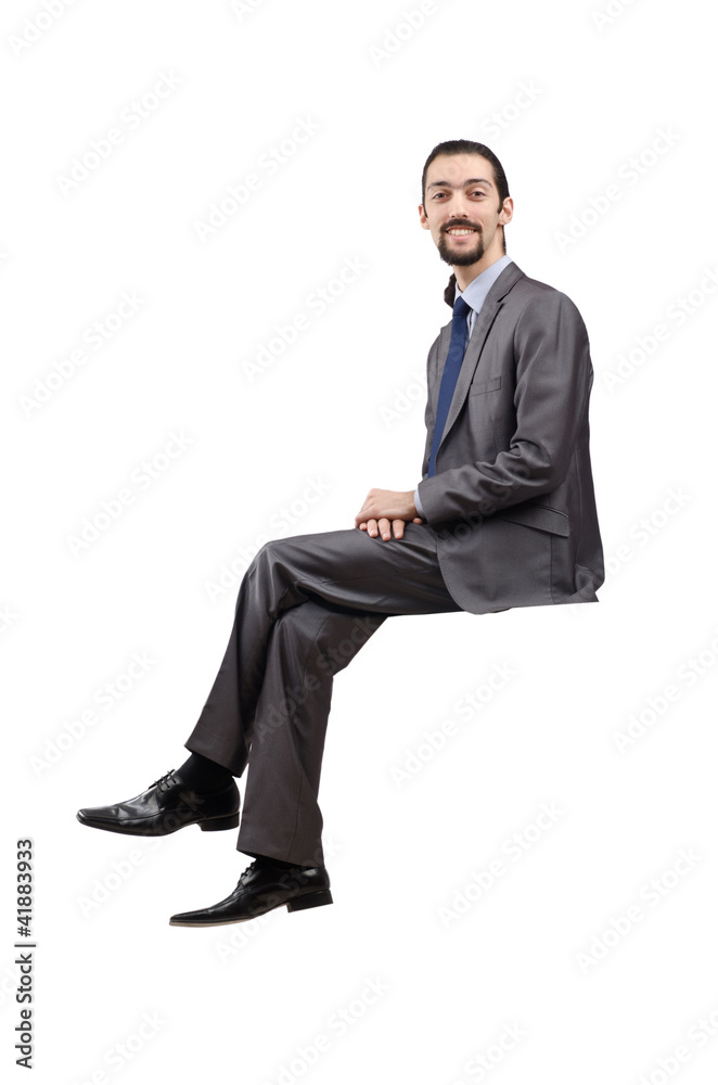 Businessman isolated on the white background Businessman isolated on the white background