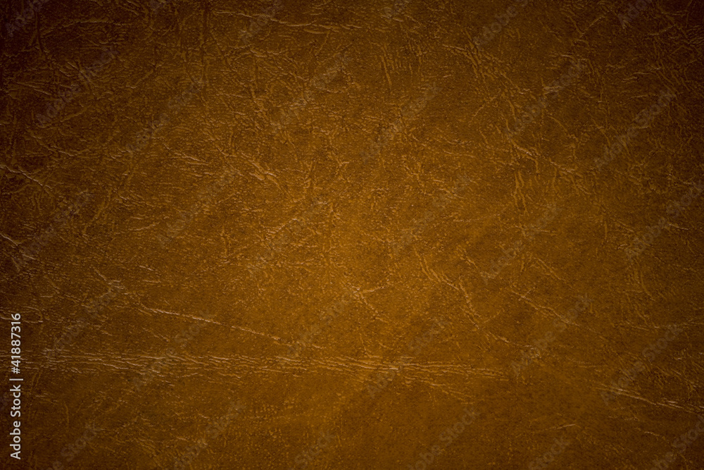 Fototapeta premium Brown imitation leather background texture