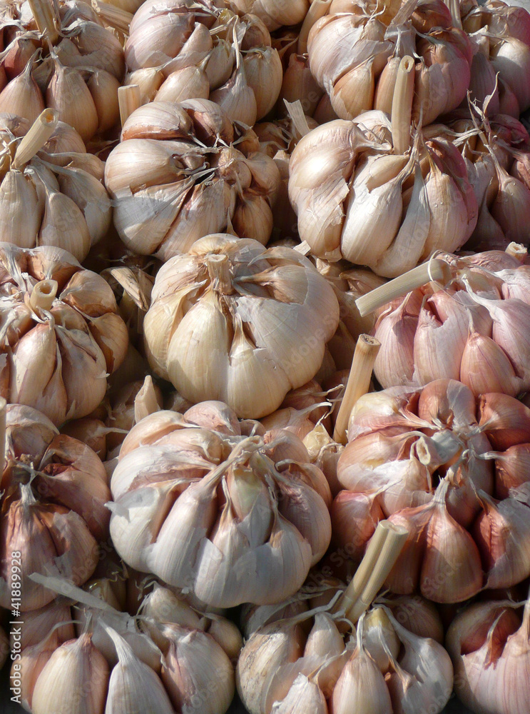 Knoblauch auf dem Markt