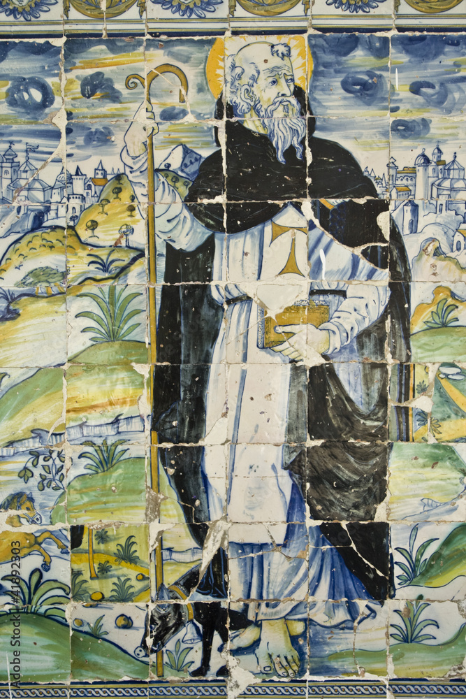Fototapeta premium Cerámica, Basilica Nuestra Señora del Prado. Toledo