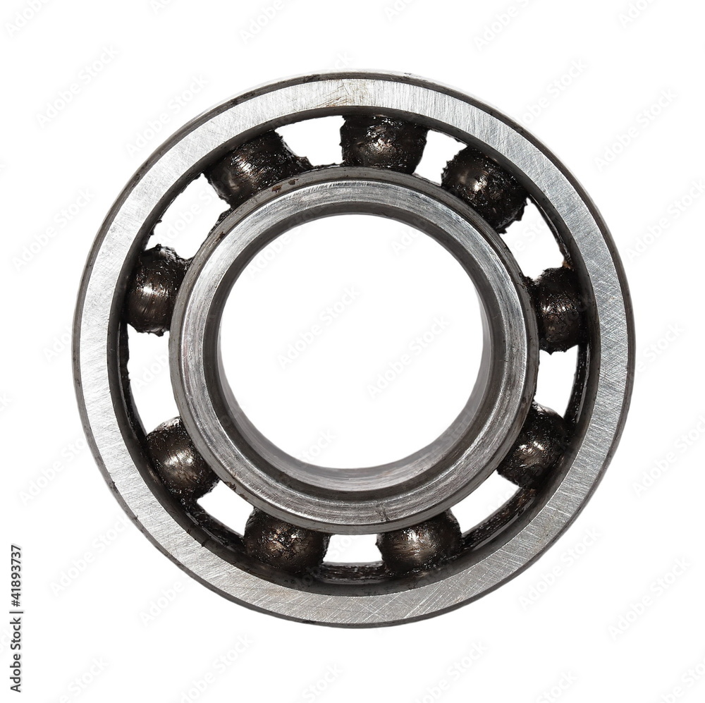 rusty metal ball bearing isolated on white background rusty metal ball bearing isolated on white background