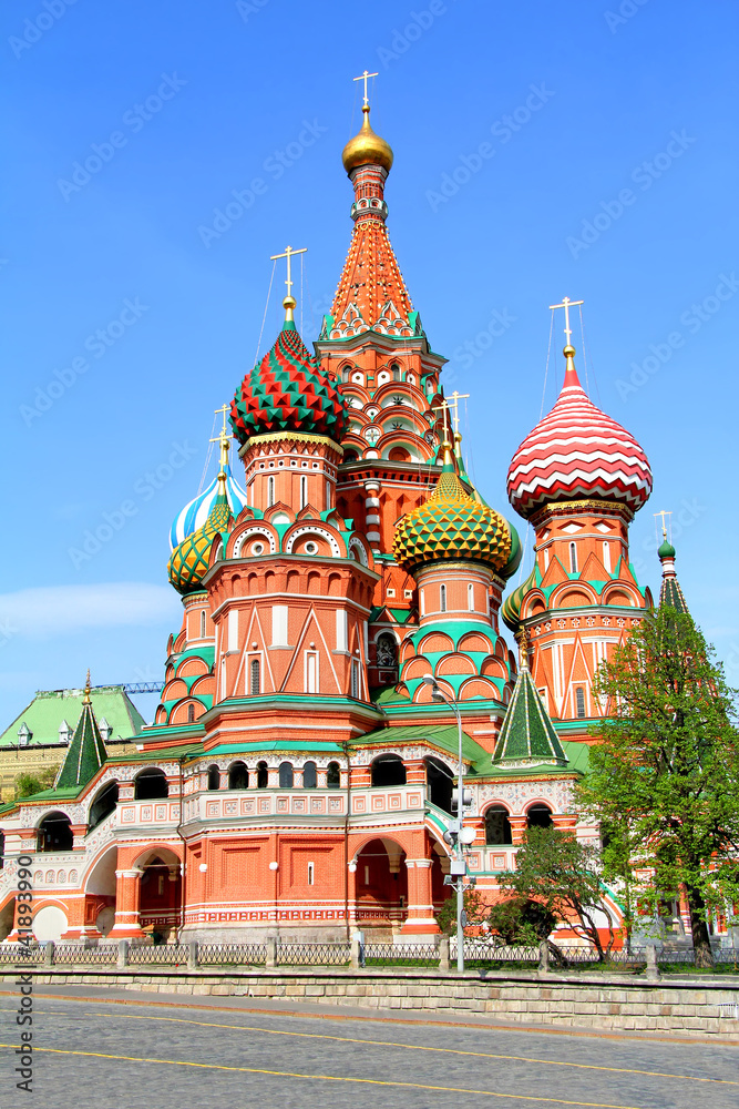 Saint Basil's Cathedral in Moscow, Russia Saint Basil's Cathedral in Moscow, Russia