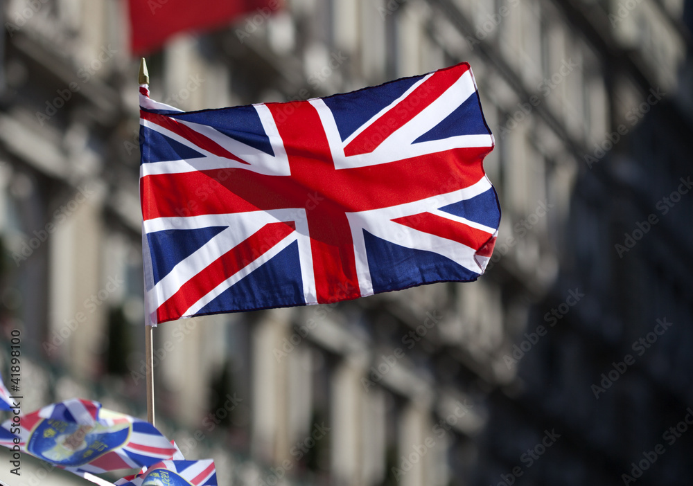 British national flag - obrazy, fototapety, plakaty 
