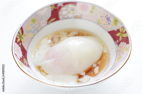 Japanese cuisine, hot spring egg
