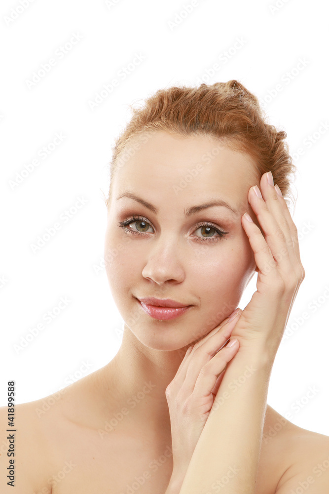 Portrait of a beautiful young woman Portrait of a beautiful young woman