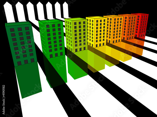 seven apartment houses certified in energetic classes