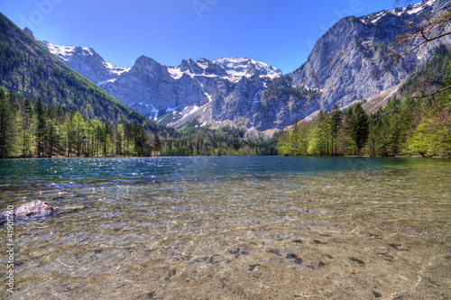 beautiful lake in austria