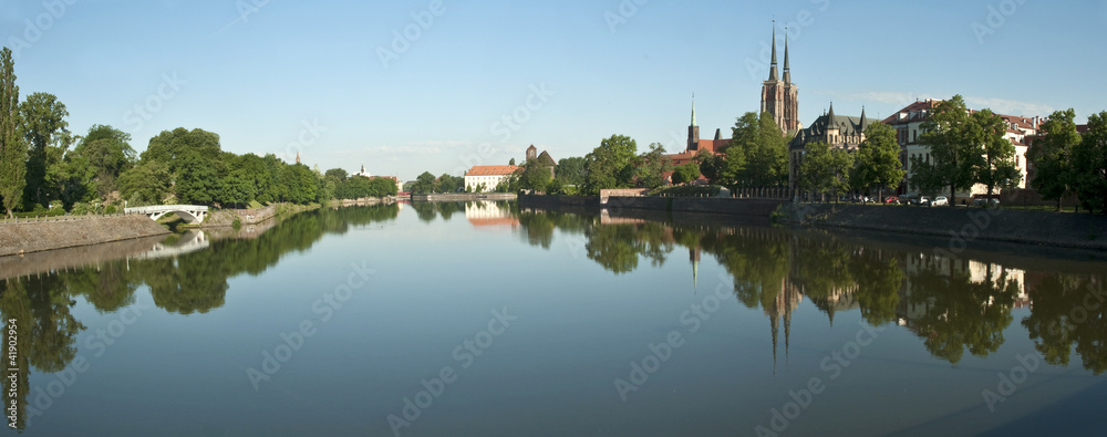 Obraz premium Wrocławska panorama