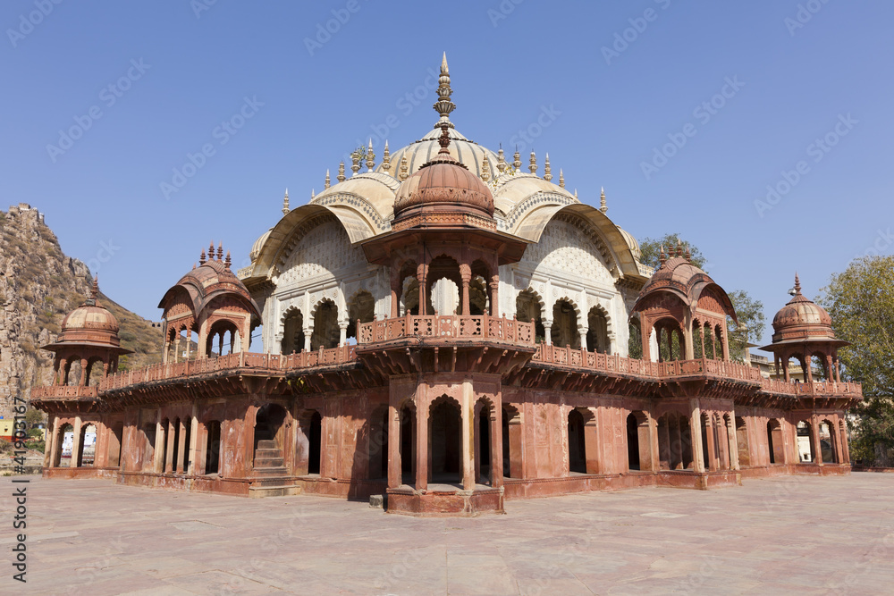 Fototapeta premium Cenotaph of Maharaja Bakhtawar Singh, City Palace, Alwar, India.
