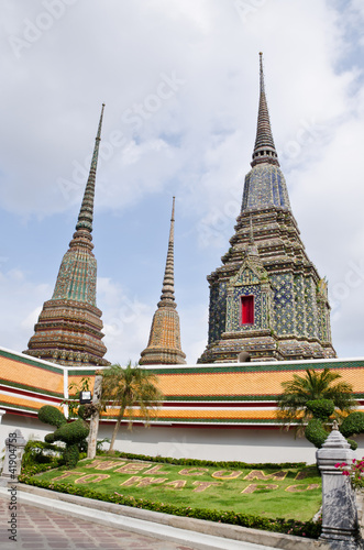 Temple in Bangkok Wat Pho, Thailand © tomgigabite