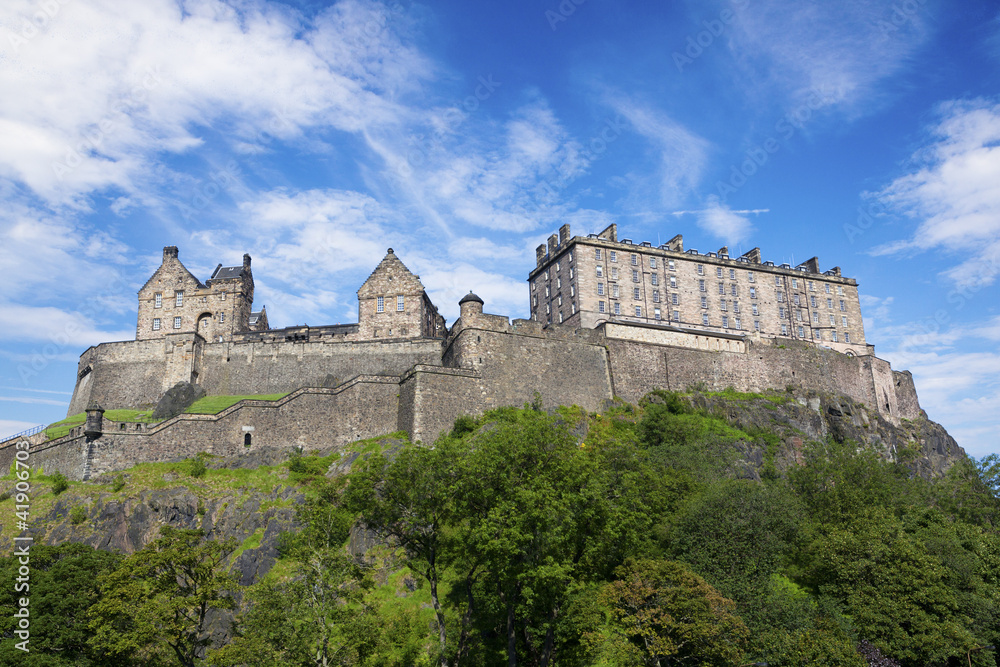 Edinburgh Castle in Scotland.