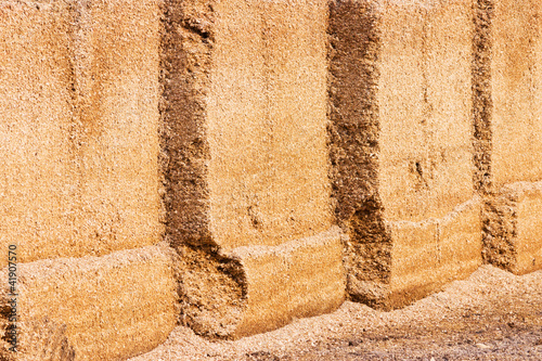 Nahaufnahme Silage