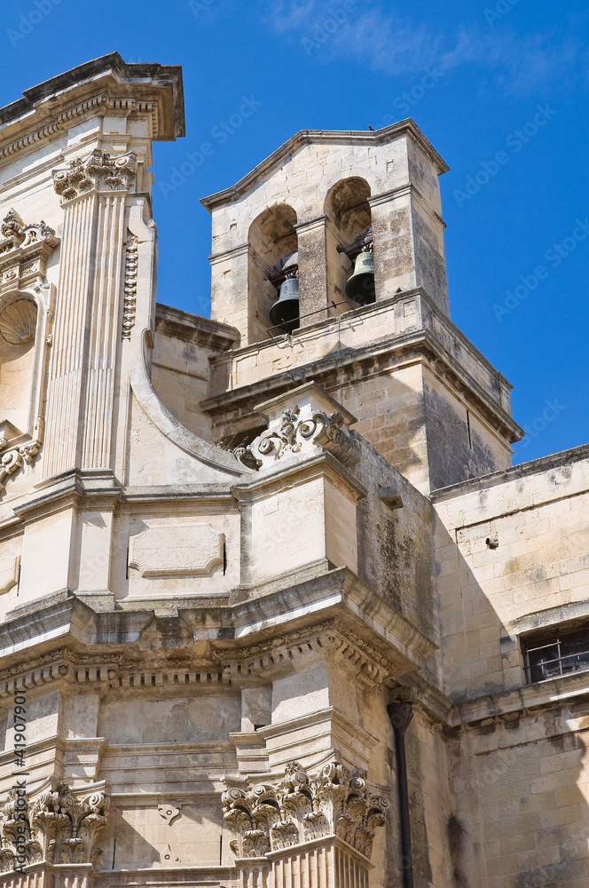 Church of St. Chiara. Lecce. Puglia. Italy.