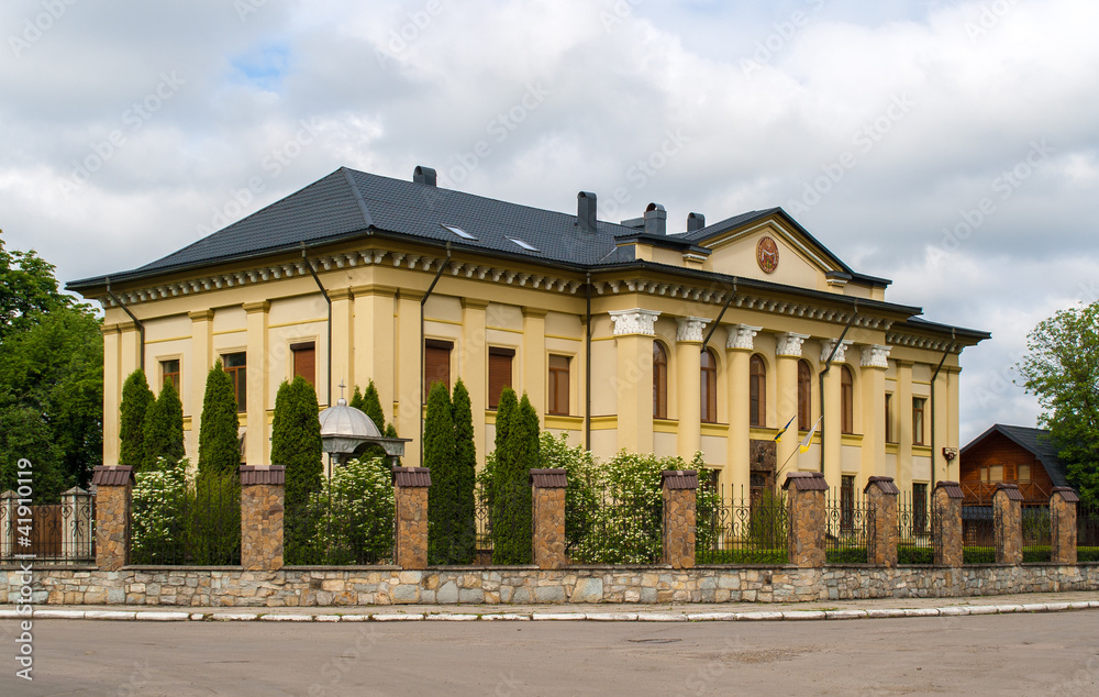 Soviet palace in Kolomyia, Ukraine.