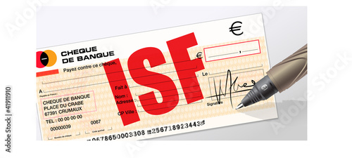 paiement de l'ISF, impot sur la fortune photo