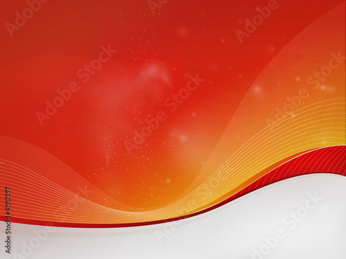 Red-Orange background dizzy, red waves