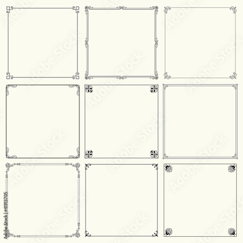 Decorative frames