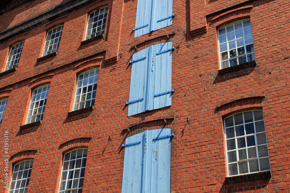 Fassade historisches Mühlengebäude Winsen/Luhe (Niedersachsen)