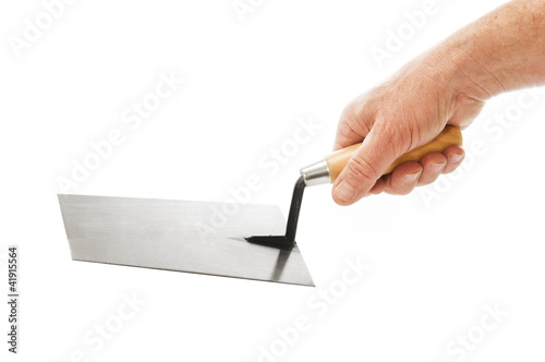 Builder Hand With Trowel