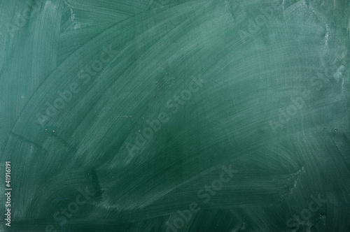 close up of an empty school green  chalkboard photo