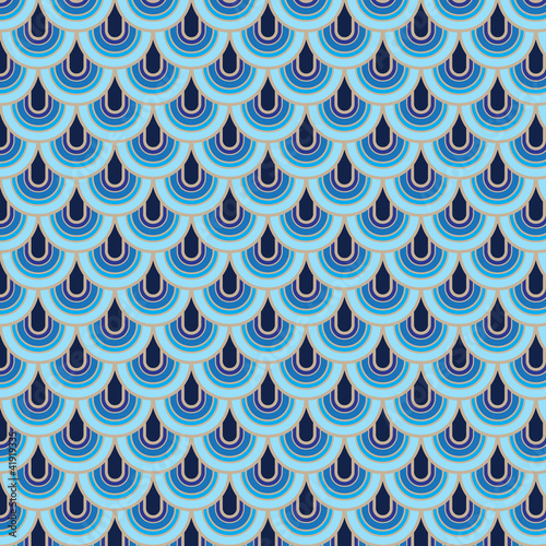 Seamless retro vector pattern