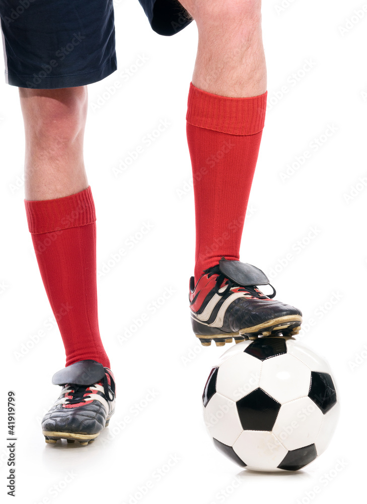 legs of soccer player legs of soccer player
