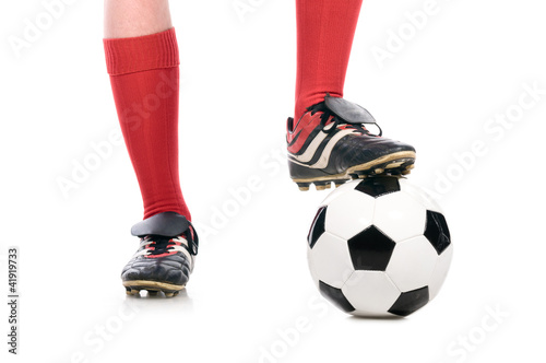 legs of soccer player