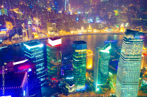 Photography Bird view at Shanghai China