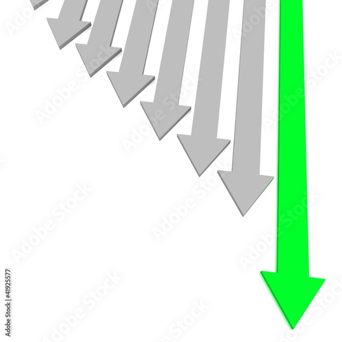 Free Download Green arrow among grey - GFXLoad