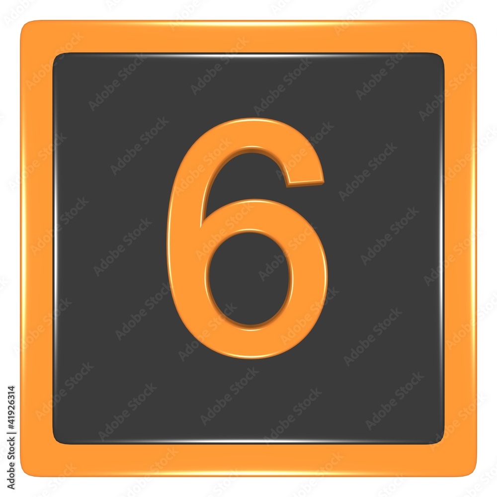 Fototapeta premium Nombre 6.07