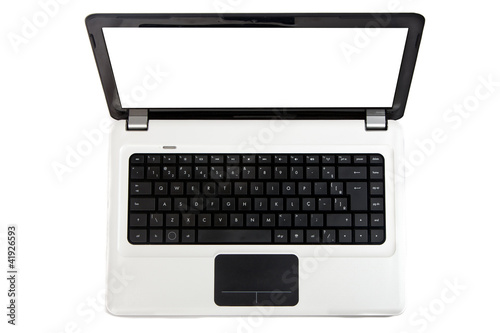 A white notebook