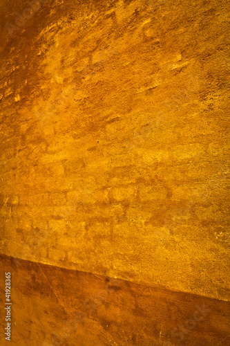 Photography A traditional yellow brick wall in Copenhagen