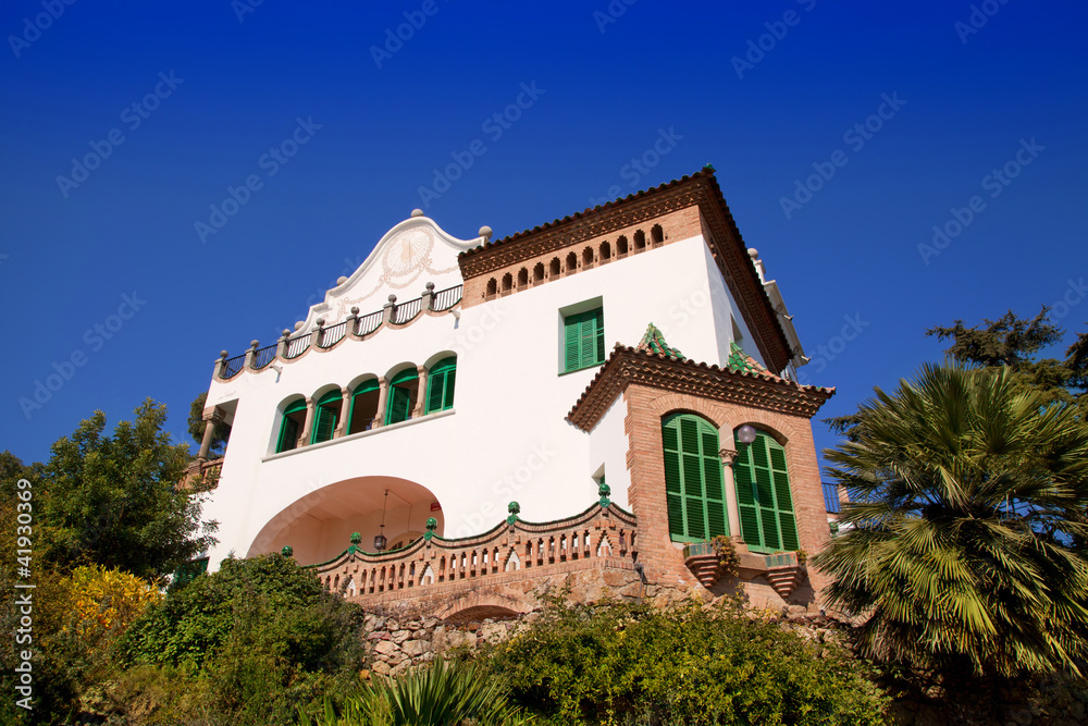 Obraz premium Barcelona Park third resident of family Guell