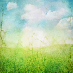 sky and grass series